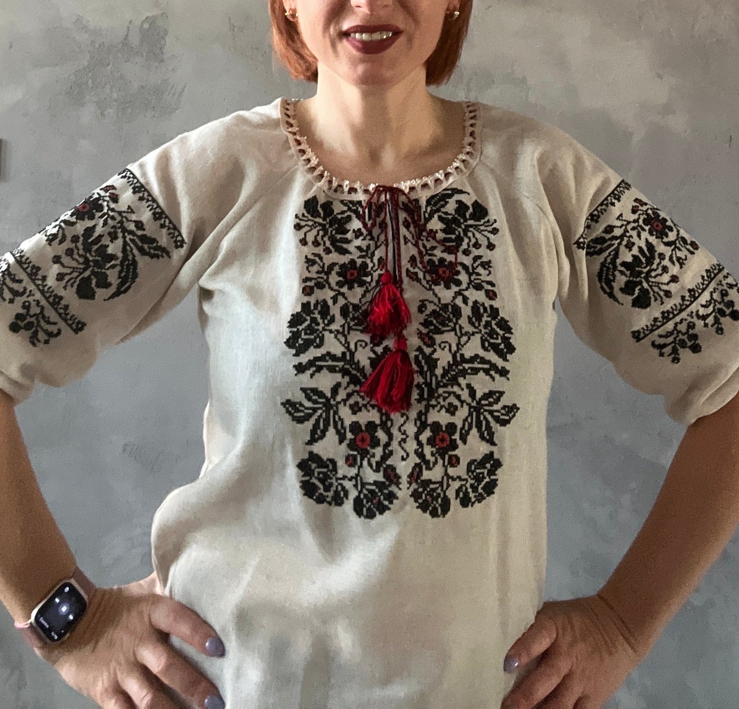 XXS-5XL Linen Embroidered Blouse Celebrate Timeless Beauty of Ukrainian Craftsmanship