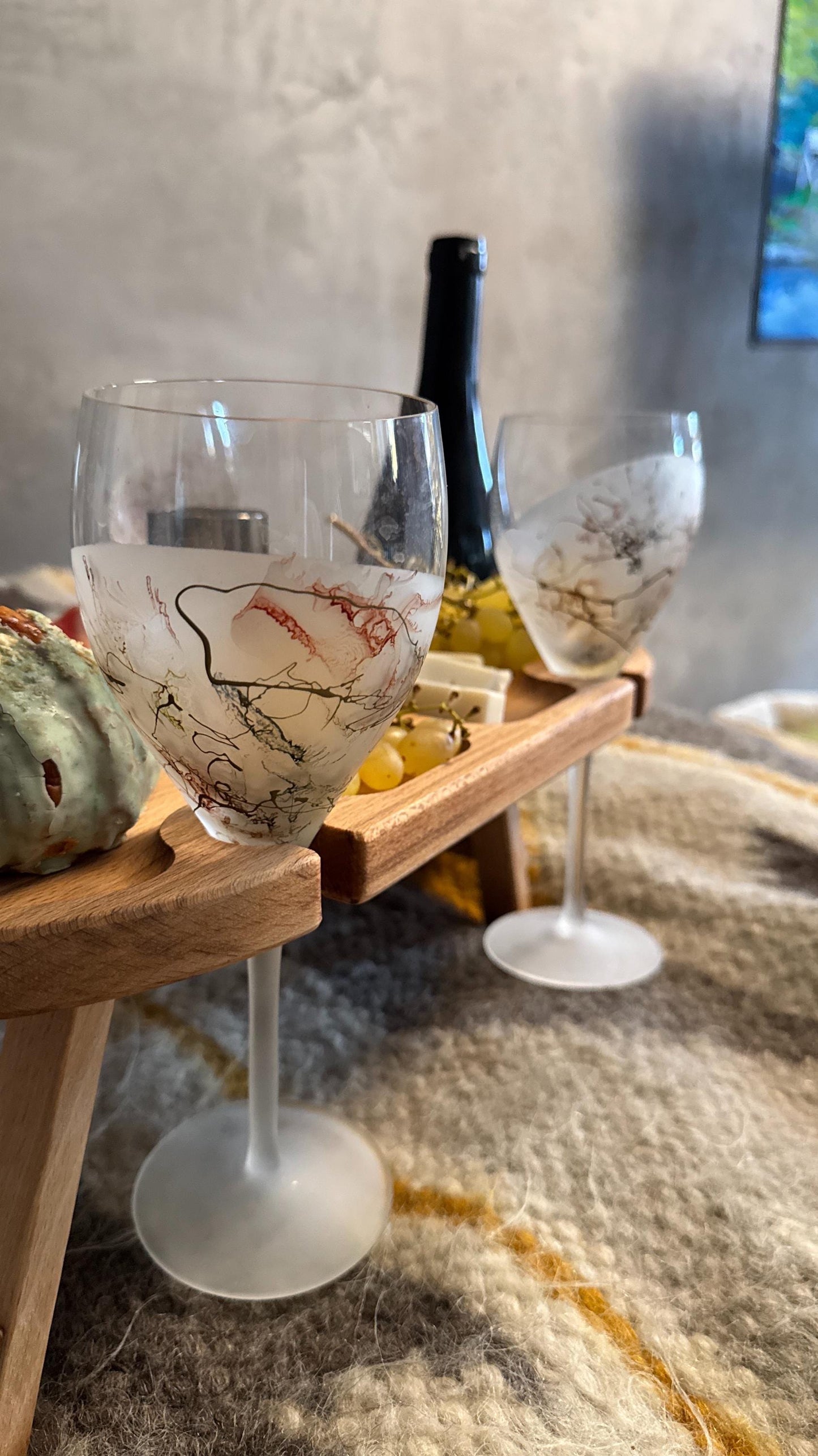 Large Wooden Folding Wine Tray β The Ultimate Gift for Wine Lovers Large Wooden Folding Picnic Table,