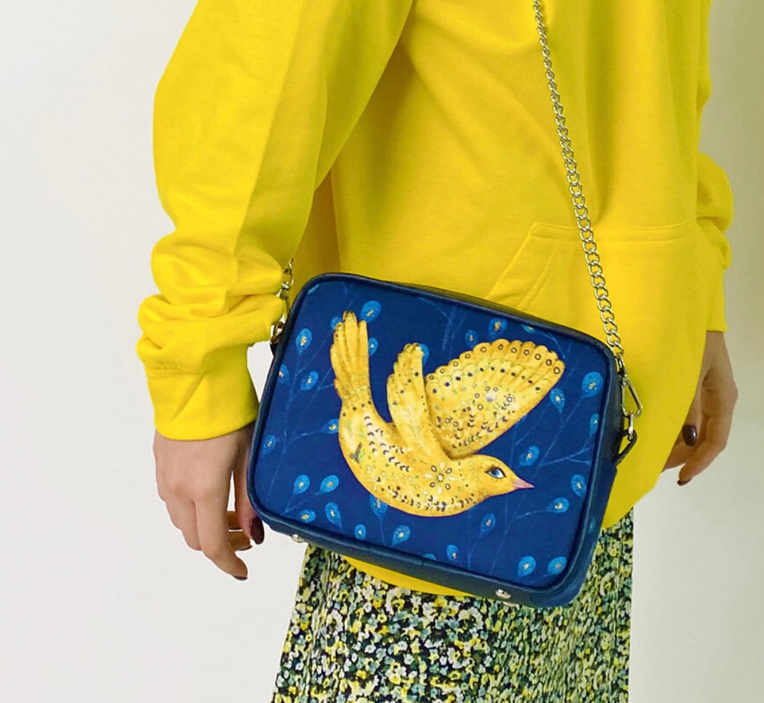 Ukrainian Crossbody Bag with Fashion Print - 7 designs