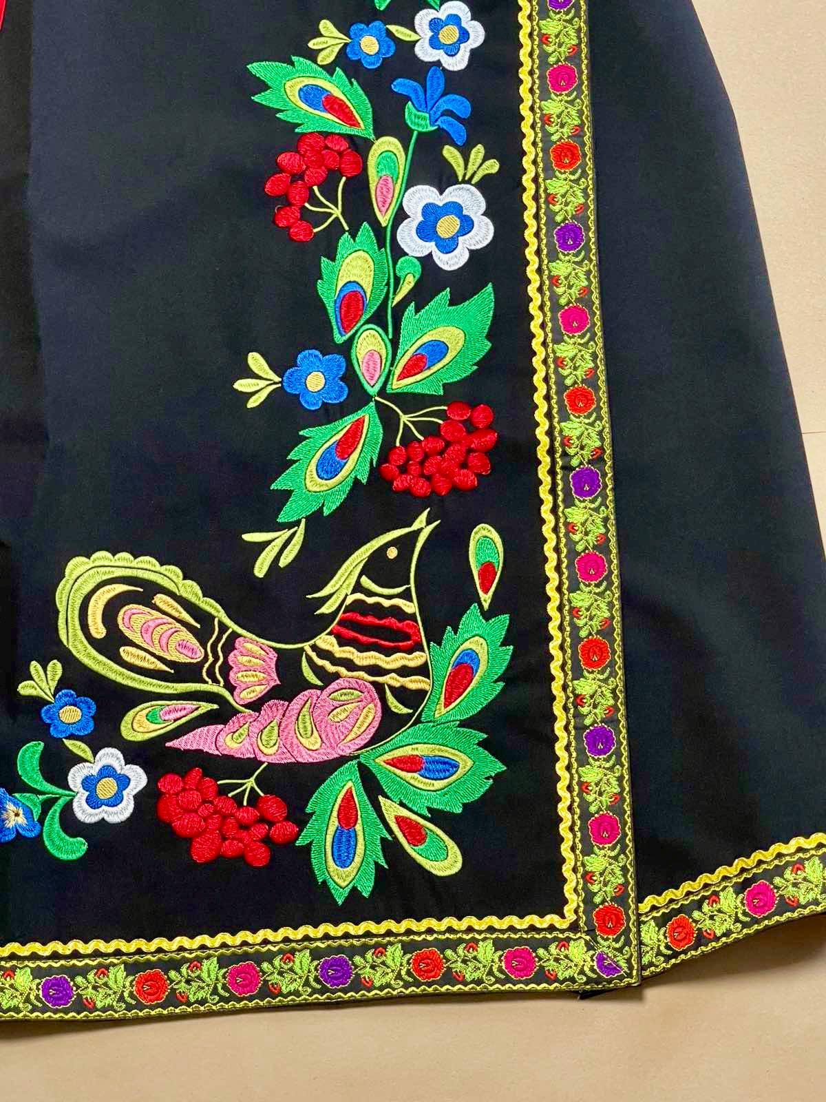 Beautiful Ukrainian Traditional Skirt Plakhta with Belt – Versatile Elegance for Every Occasion