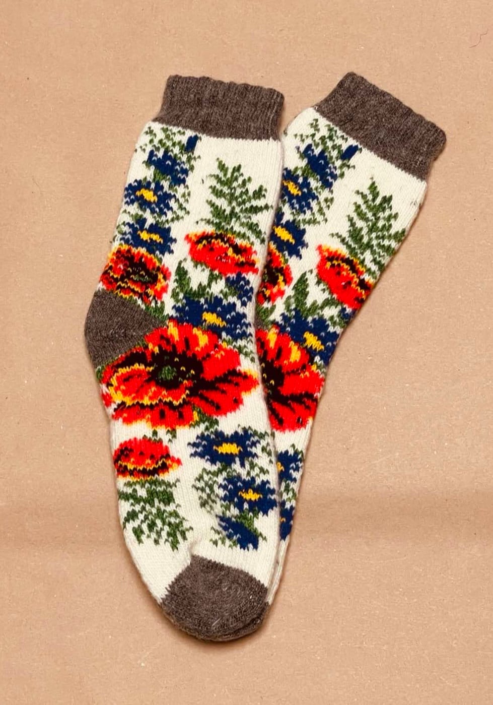 Cozy Handmade Ukrainian Wool Socks β Warm, Durable, and Culturally Inspired - 6 Designs
