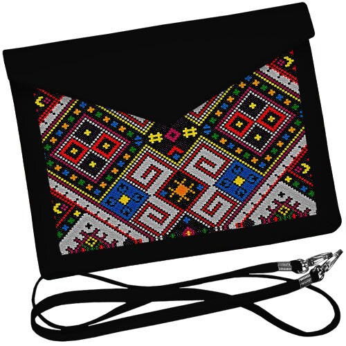 Ukrainian Crossbody Bag with Modern Ukrainian Ornament - 7 designs