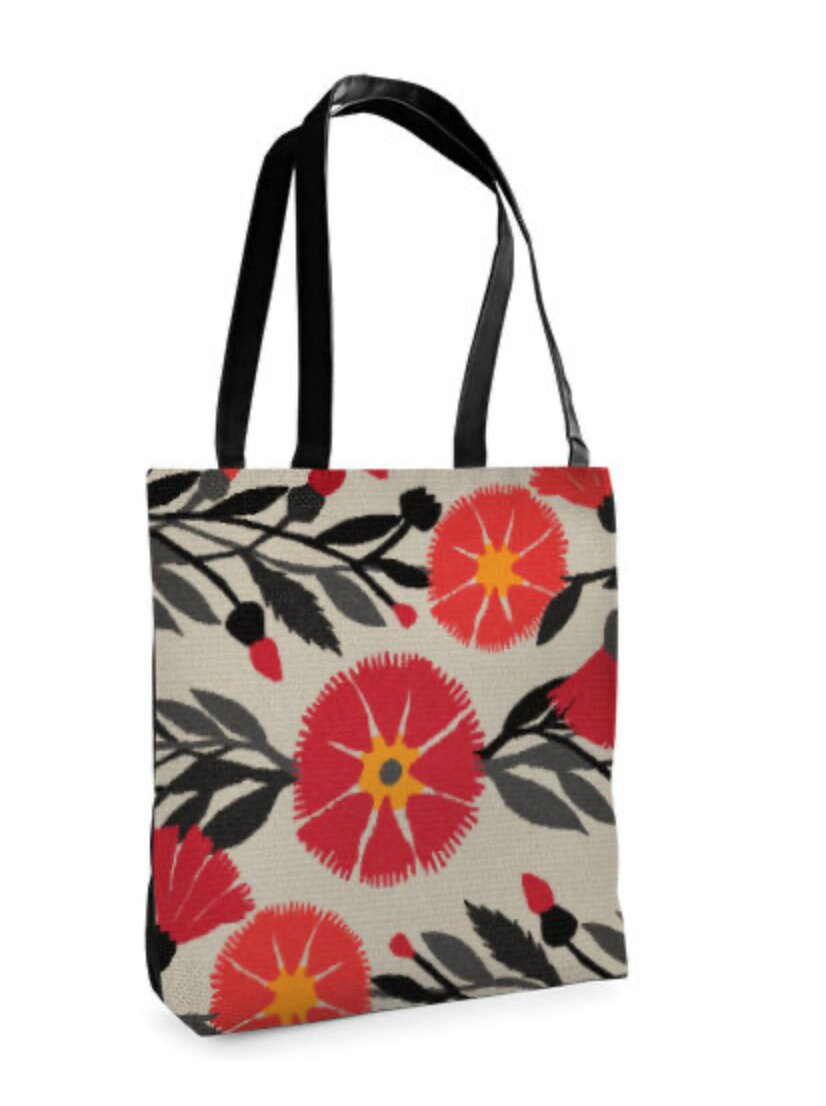 Ukrainian High-Quality Cotton Shopper Bag with Modern Ukrainian Art Print - 8 designs