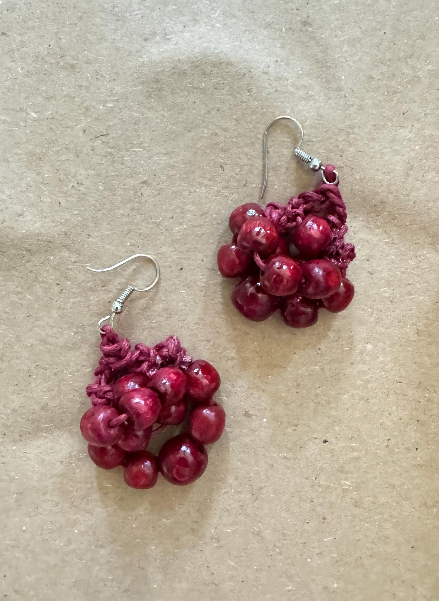 Traditional Ukrainian Wooden Earrings β Timeless Elegance in Three Unique Designs