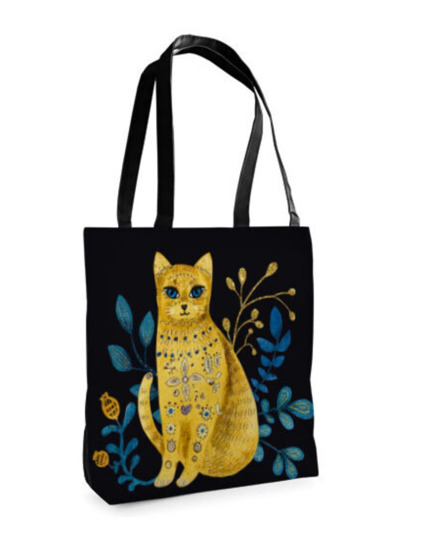 Ukrainian High-Quality Cotton Shopper Bag with Modern Ukrainian Art Print - 8 designs