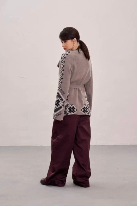 Geometric Cozy Sweater High-Quality Stylish Warm Winter Cardigan