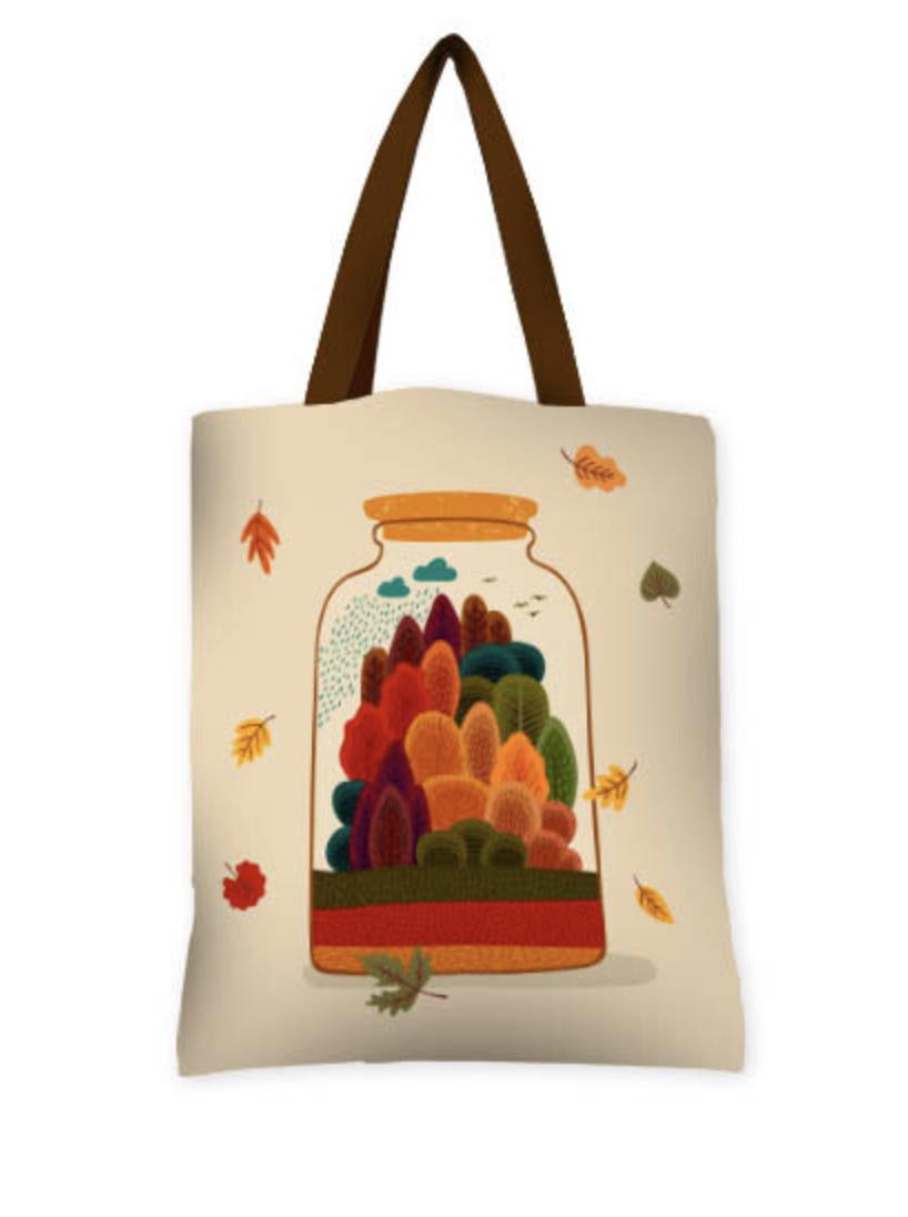 Cotton Shopper Eco Bag with Zipper Ukrainian Gift 10 designs