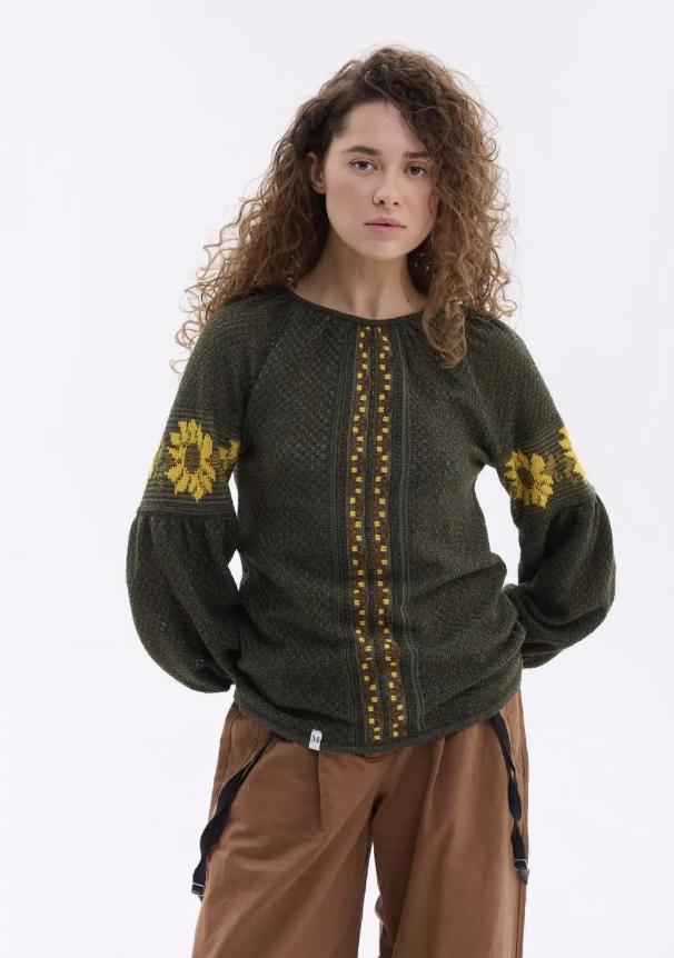 XS-4XL Modern Knitted Ukrainian Blouse – Effortlessly Chic with Timeless Elegance