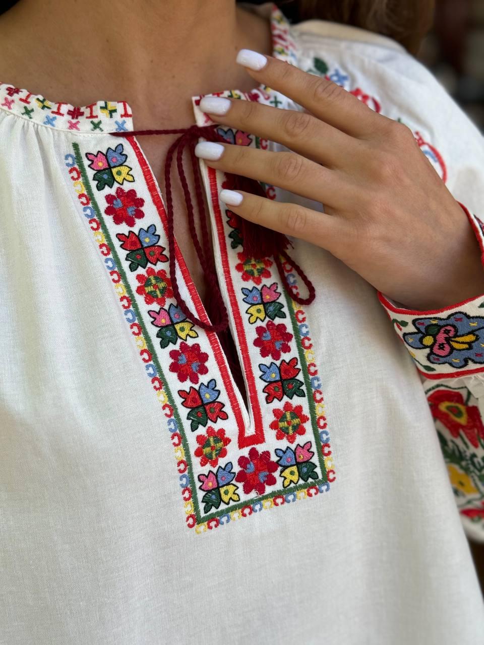 Beautiful Ukrainian Vyshyvanka Blouse Timeless Elegance with Cultural Roots