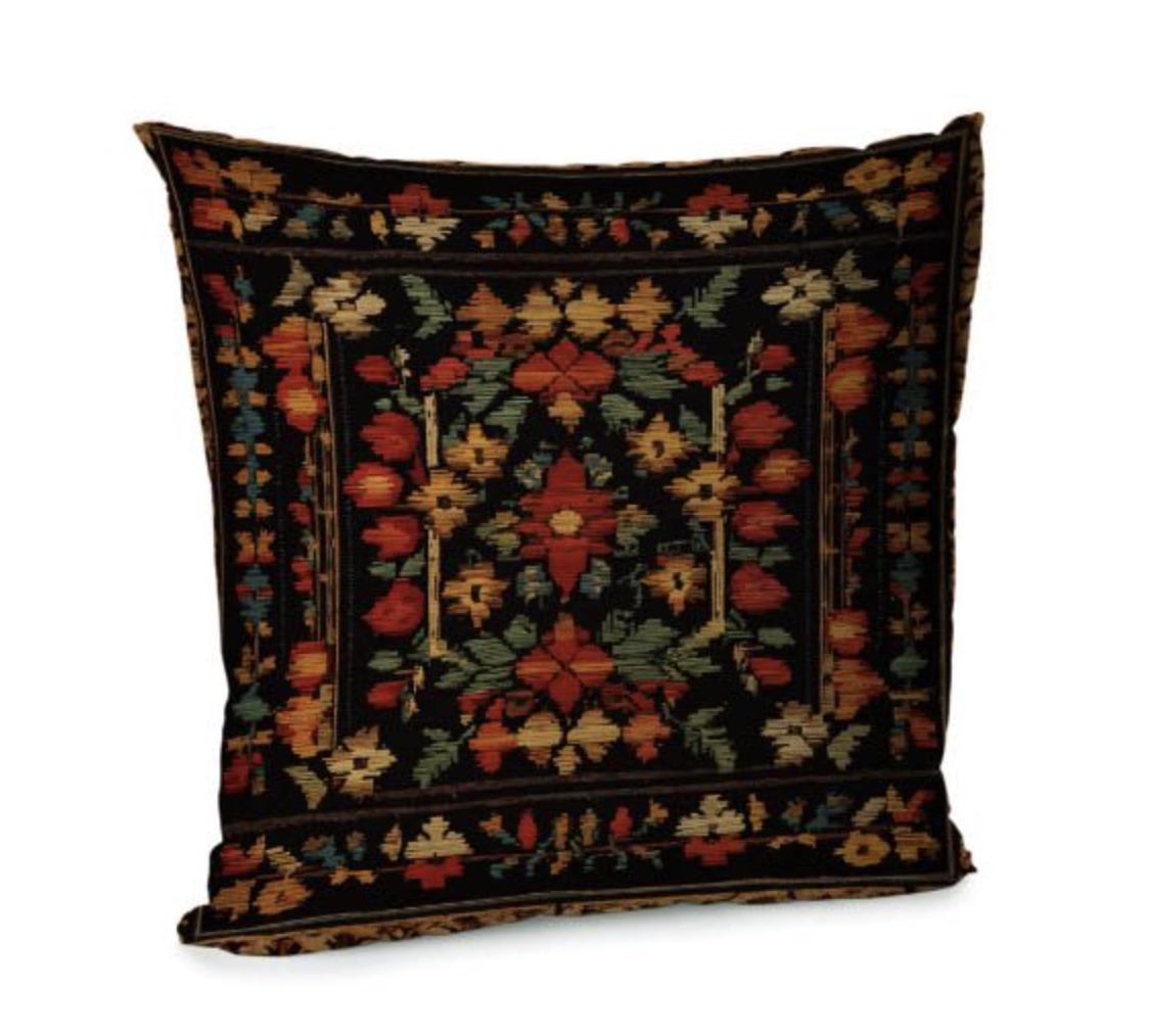 Decorative Velvet Pillowcase with Ukrainian Print 7 designs
