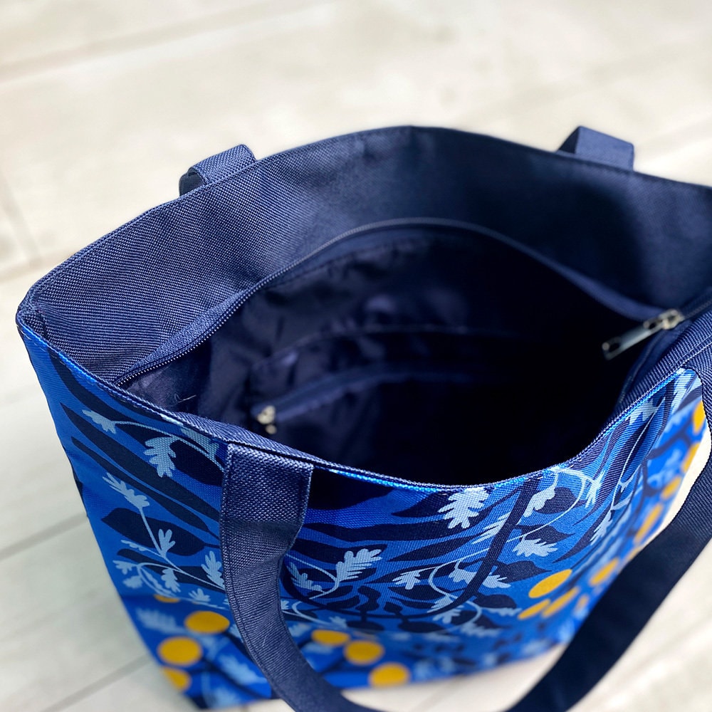 Cotton Shopper Eco Bag with Zipper Ukrainian Gift 9 designs