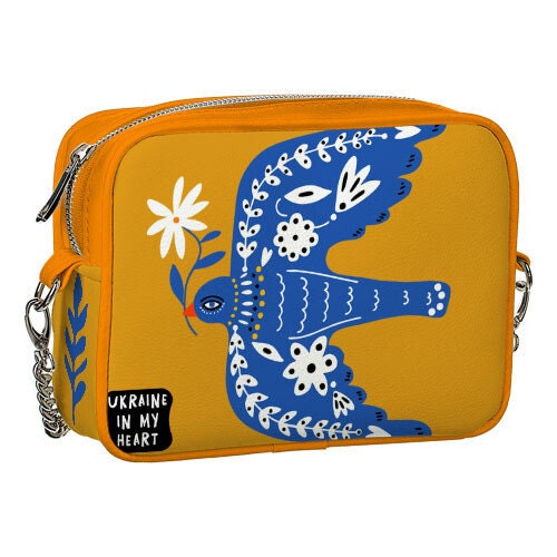 Ukrainian Shoulder Bag with Modern Ukrainian Ornament 9 designs