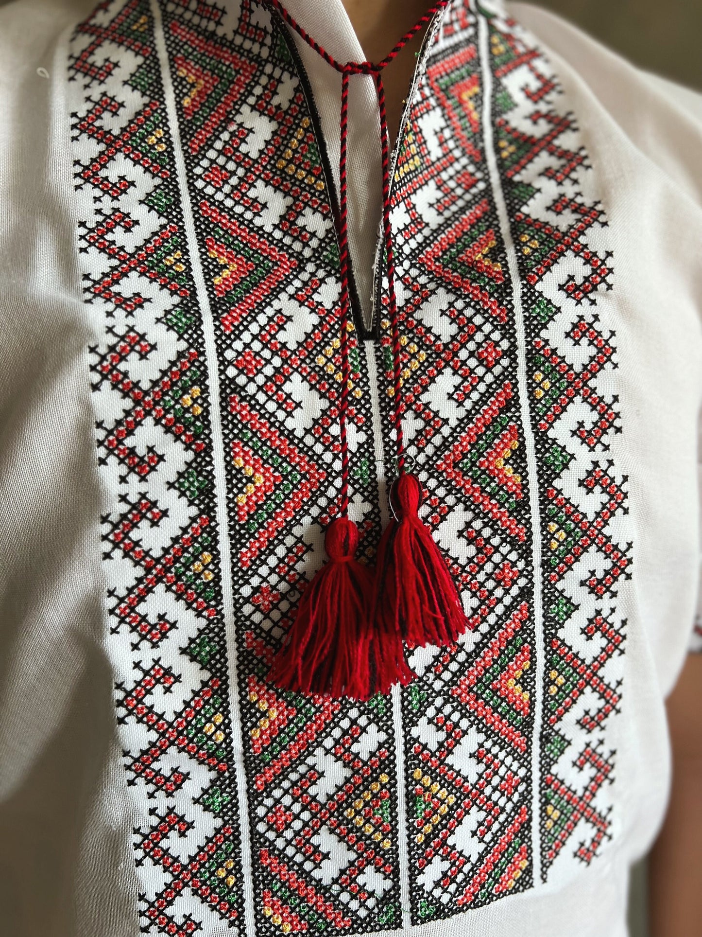 XXS-7XL Short-Sleeve Embroidered Vyshyvanka Shirt for Men β Classic Elegance