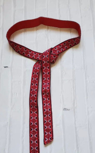 Traditional Ukrainian Belt Kraika Kushak Waistband 3 Color Options Ukrainian Belt for Sharovary