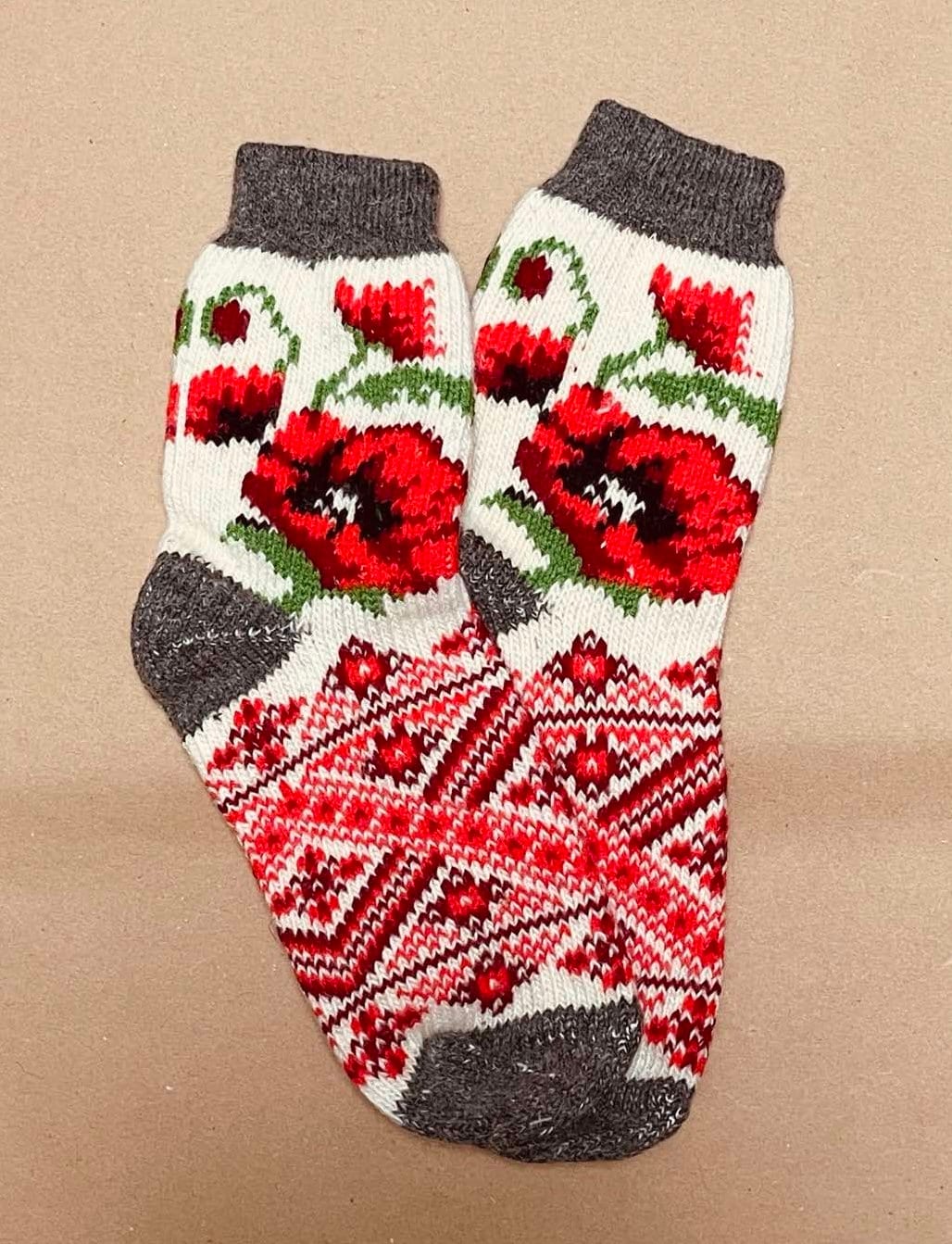 Cozy Handmade Ukrainian Wool Socks β Warm, Durable, and Culturally Inspired - 6 Designs