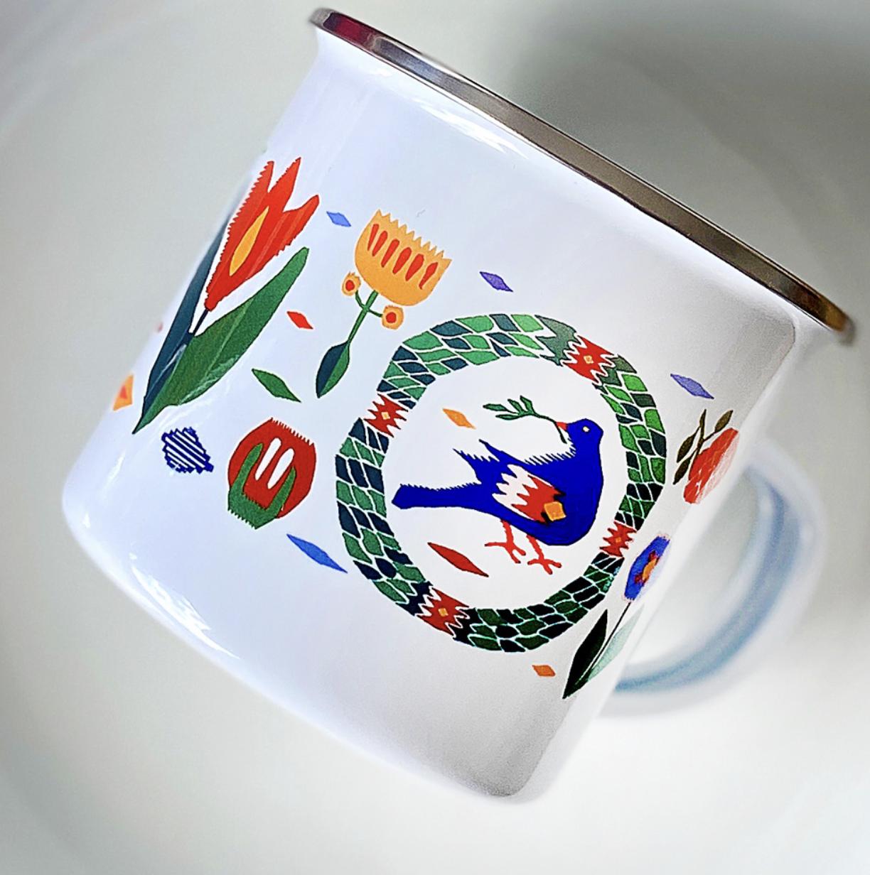 Ukrainian Camper Mug What's your superpower I'm Ukrainian - 4 Designs