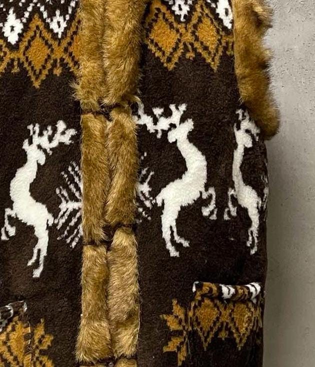 Traditional Carpathian Unisex Merino Wool Vest with Hood Made in Ukraine
