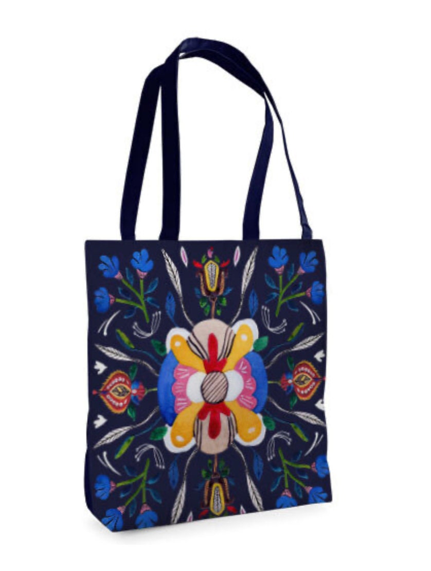 Cotton Shopper Eco Bag with Zipper Ukrainian Gift 9 designs