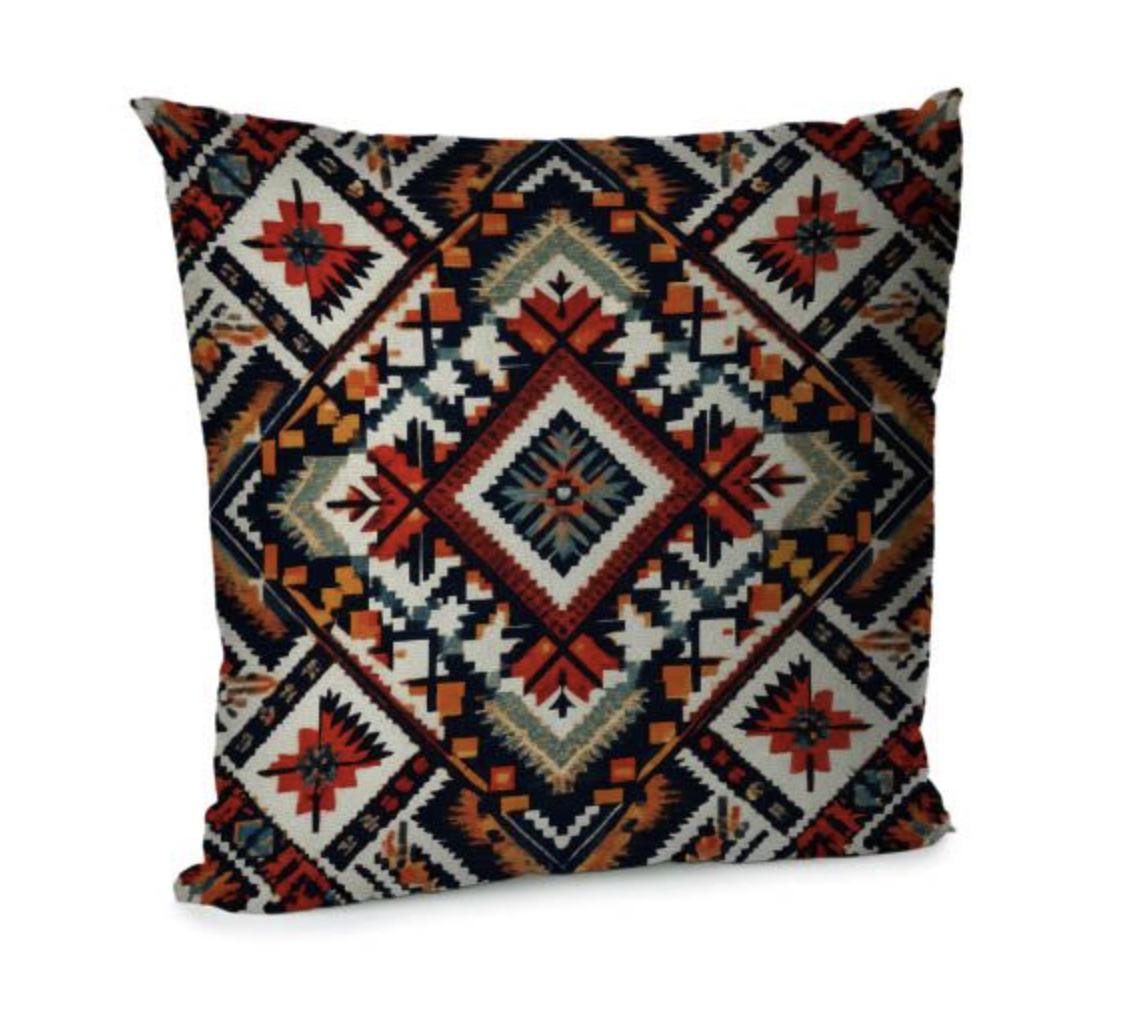 Decorative Velvet Pillowcase with Ukrainian Print 7 designs