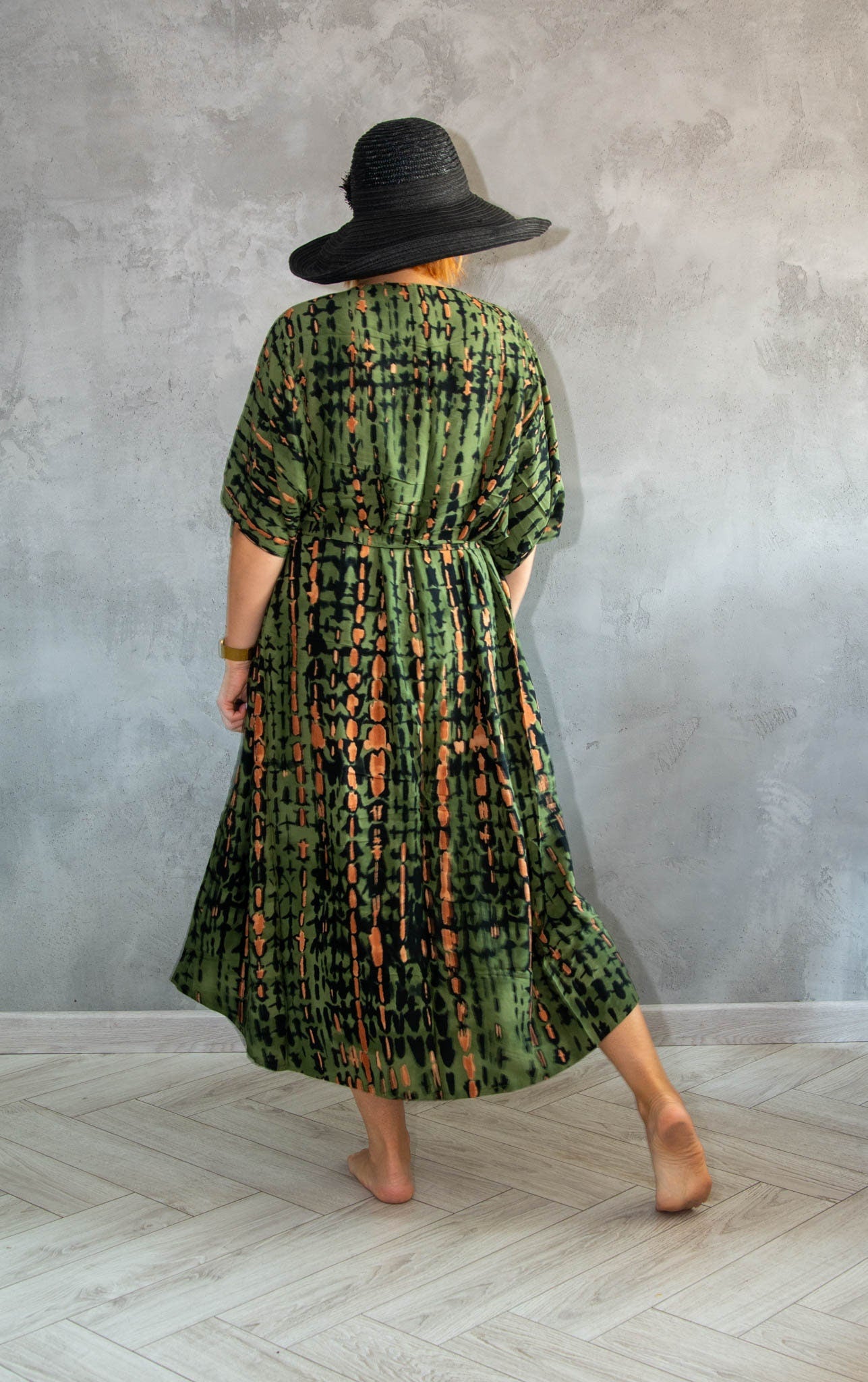 Elegant Tie-Dye Summer Cover-Up Perfect for Embracing Casual sophistication and Summer Ease