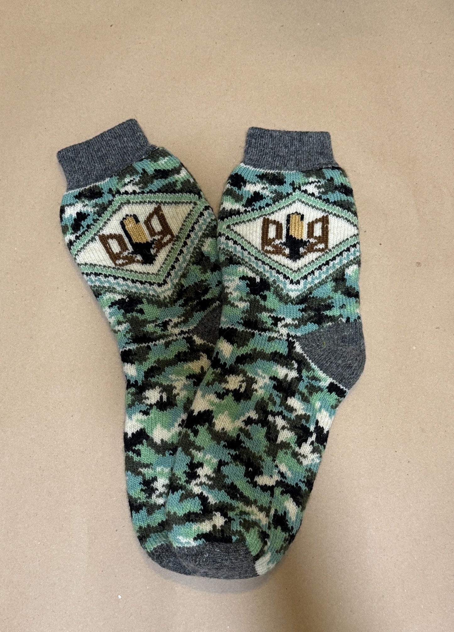 Artisan Handmade Wool Socks β Cozy Warm Thick Organic Wool Socks - 6 Designs