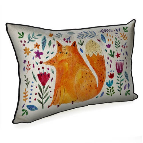Folk Art Print Ukraine Pillow Modern Ukrainian Home Decor - 5 Designs
