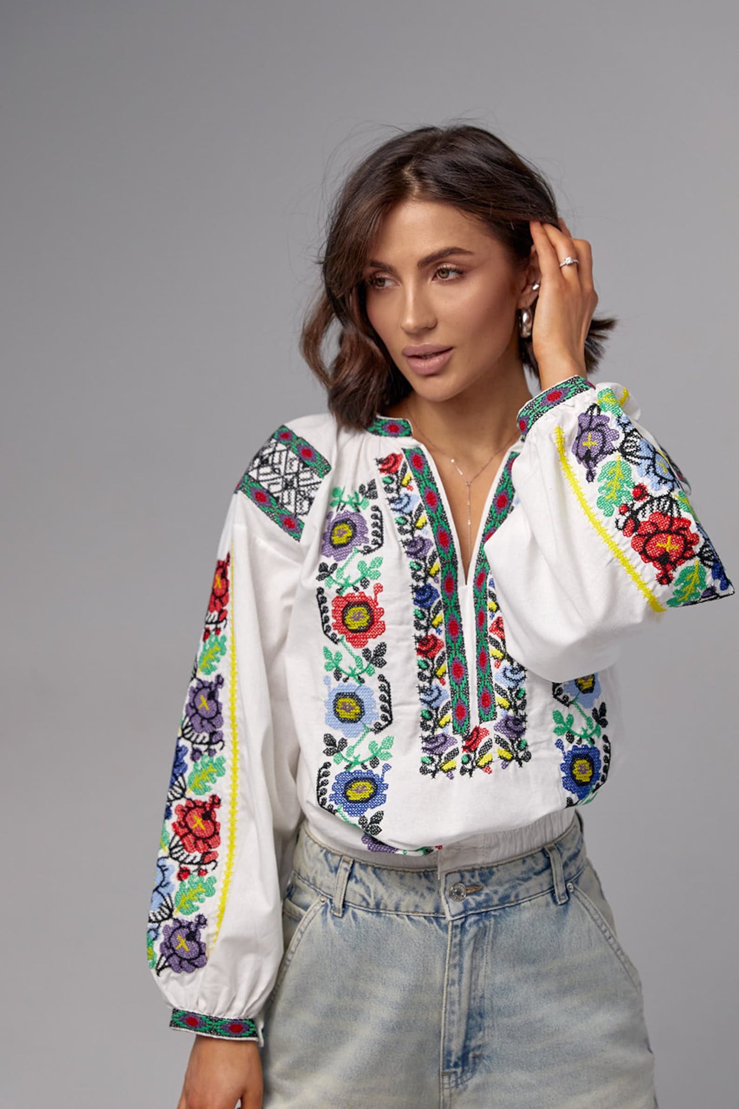 Gorgeous Embroidered Boho Blouse Vacation-Ready Boho Chic for Women