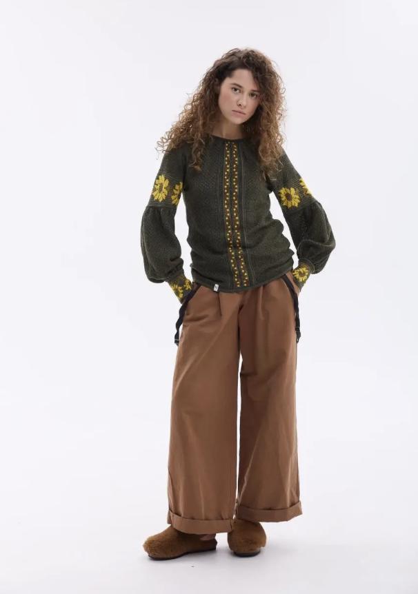 XS-4XL Modern Knitted Ukrainian Blouse – Effortlessly Chic with Timeless Elegance