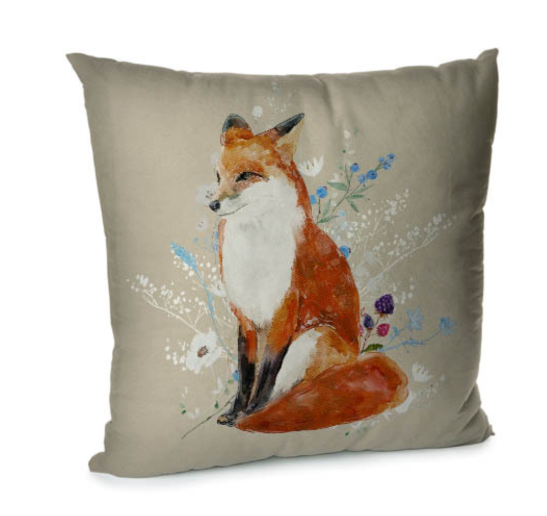 Elegant Velvet Decorative Pillow Case with Spring Bunny Motiffs