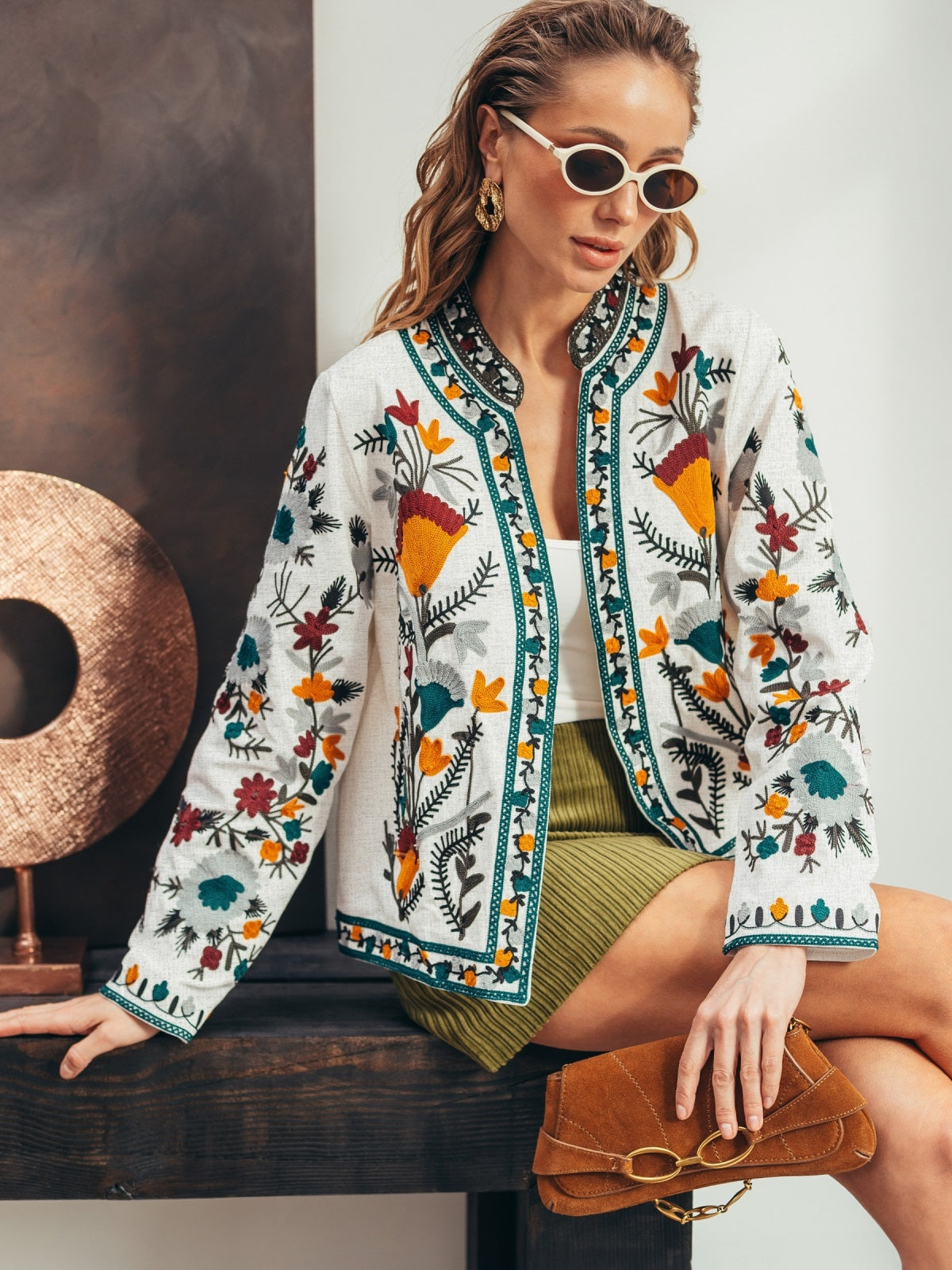 Eye-catching High Quality Suzani Summer Jacket for Women
