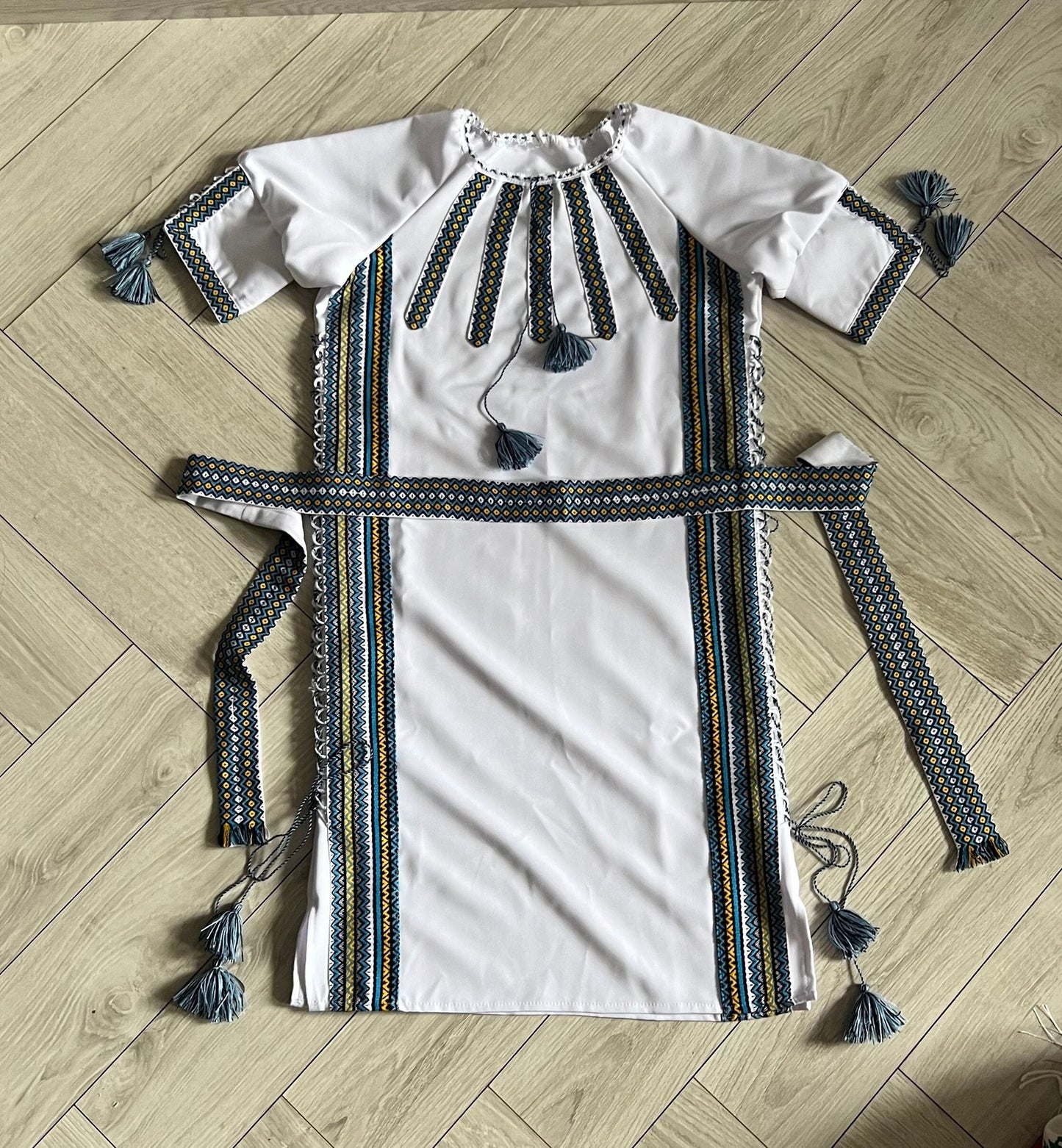 XXS-6XL Traditional Summer Ukrainian Embroidered Dress for Women