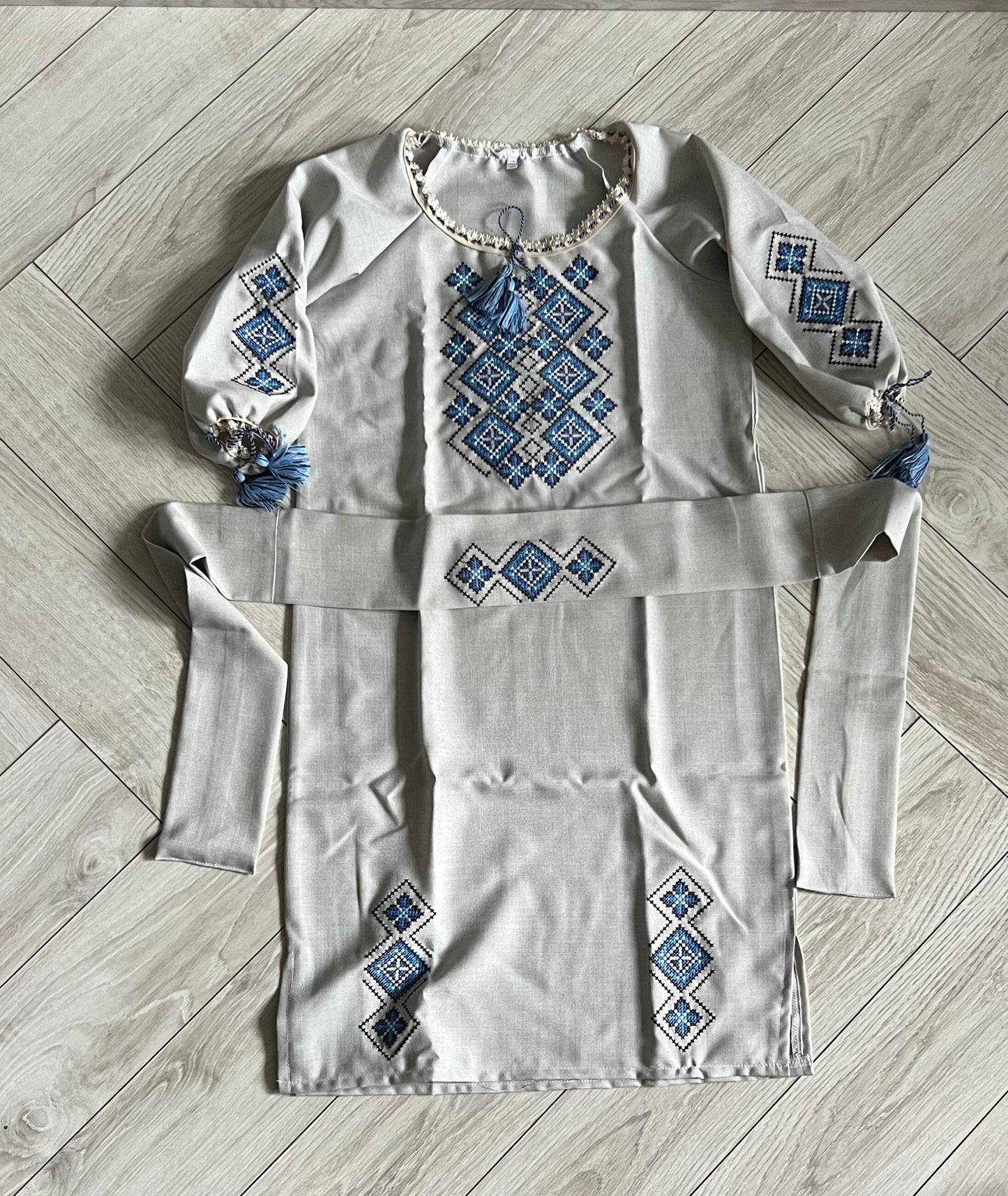 XXS-6XL Traditional Ukrainian Embroidered Vyshyvanka Dress for Women