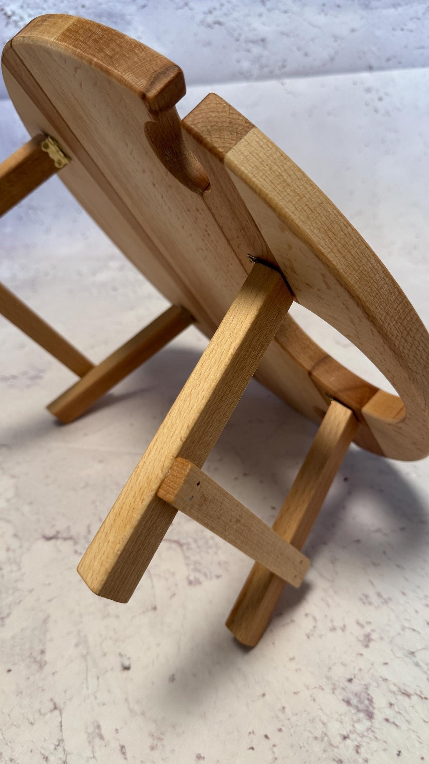 Wine Lover Gift Wooden Folding Wine Picnic Table Wine Caddy