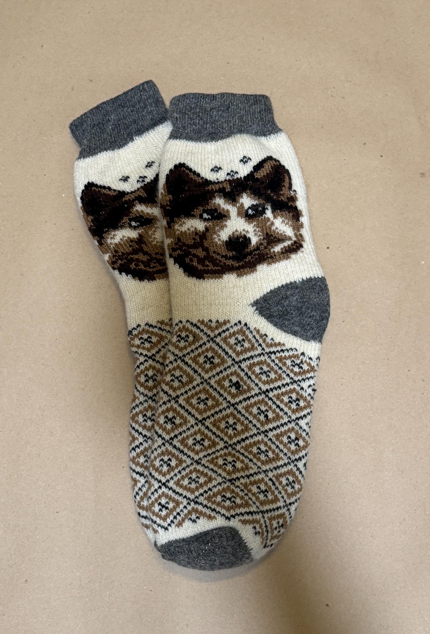 Artisan Handmade Wool Socks β Cozy Warm Thick Organic Wool Socks - 6 Designs