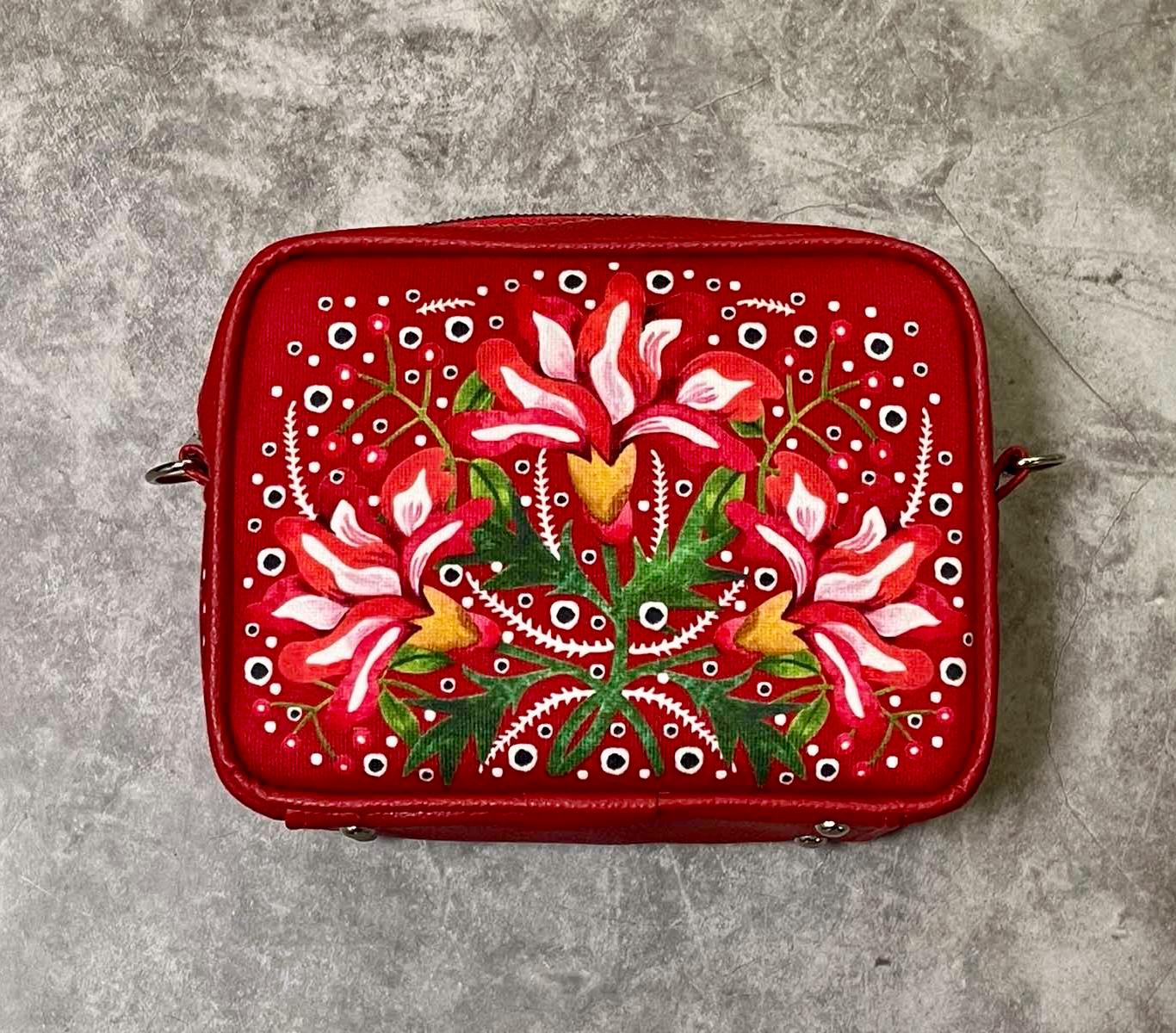Ukrainian Shoulder Bag with Modern Folk Ornament - 8 designs