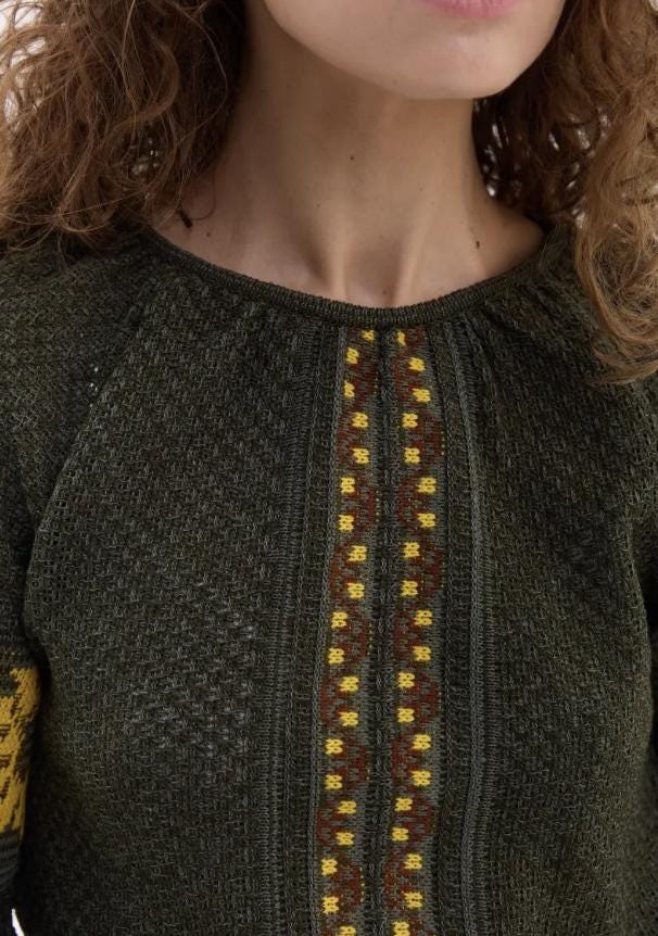 XS-4XL Modern Knitted Ukrainian Blouse – Effortlessly Chic with Timeless Elegance