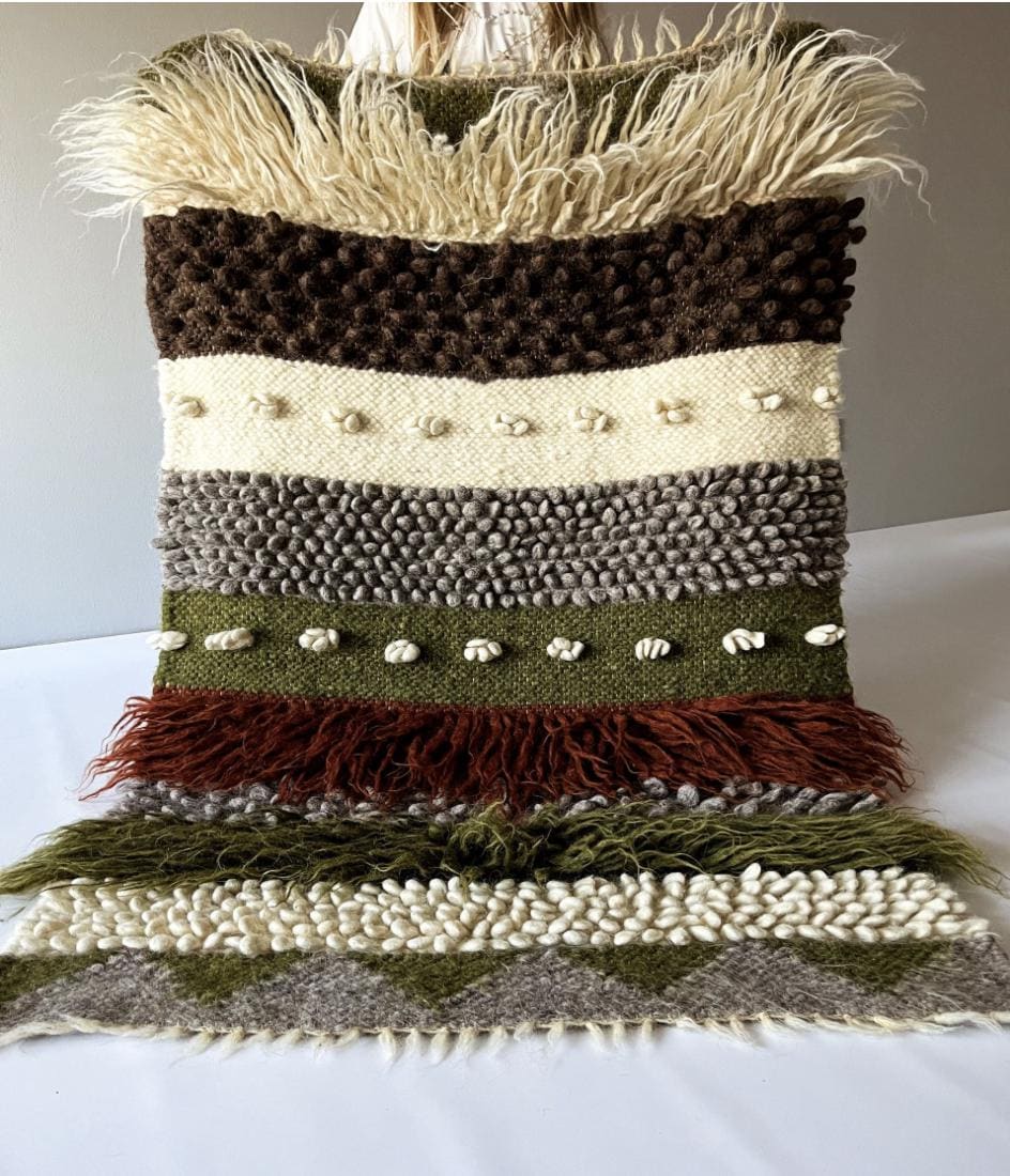 Handwoven Wool Bed Cover Blanket – Scandi-Inspired Elegance and Cozy Comfort