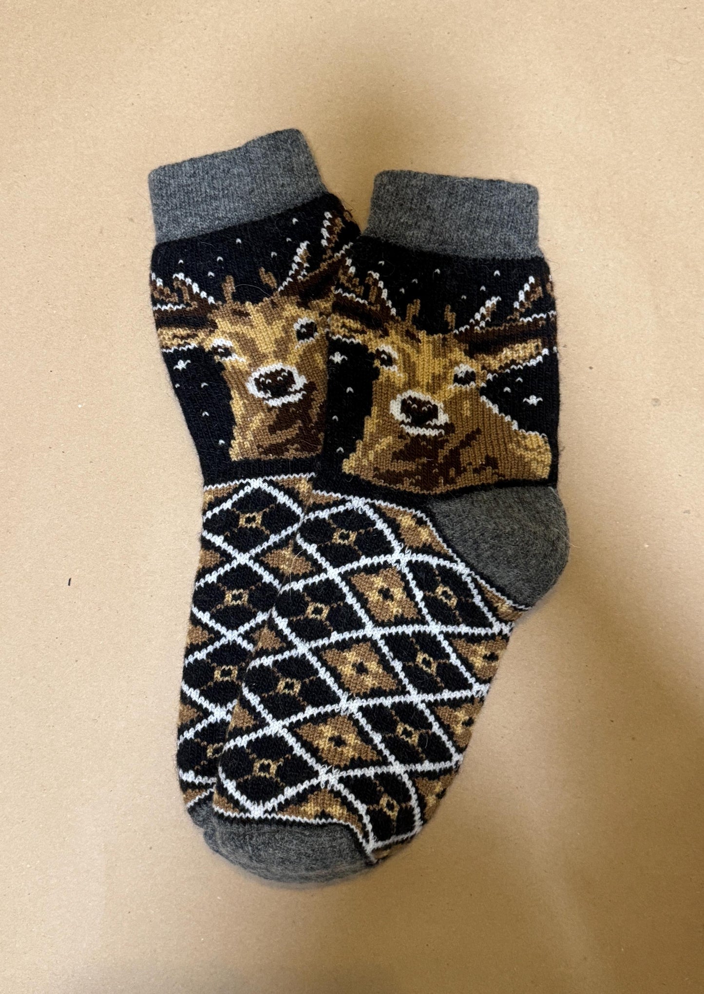 Artisan Handmade Wool Socks β Cozy Warm Thick Organic Wool Socks - 6 Designs