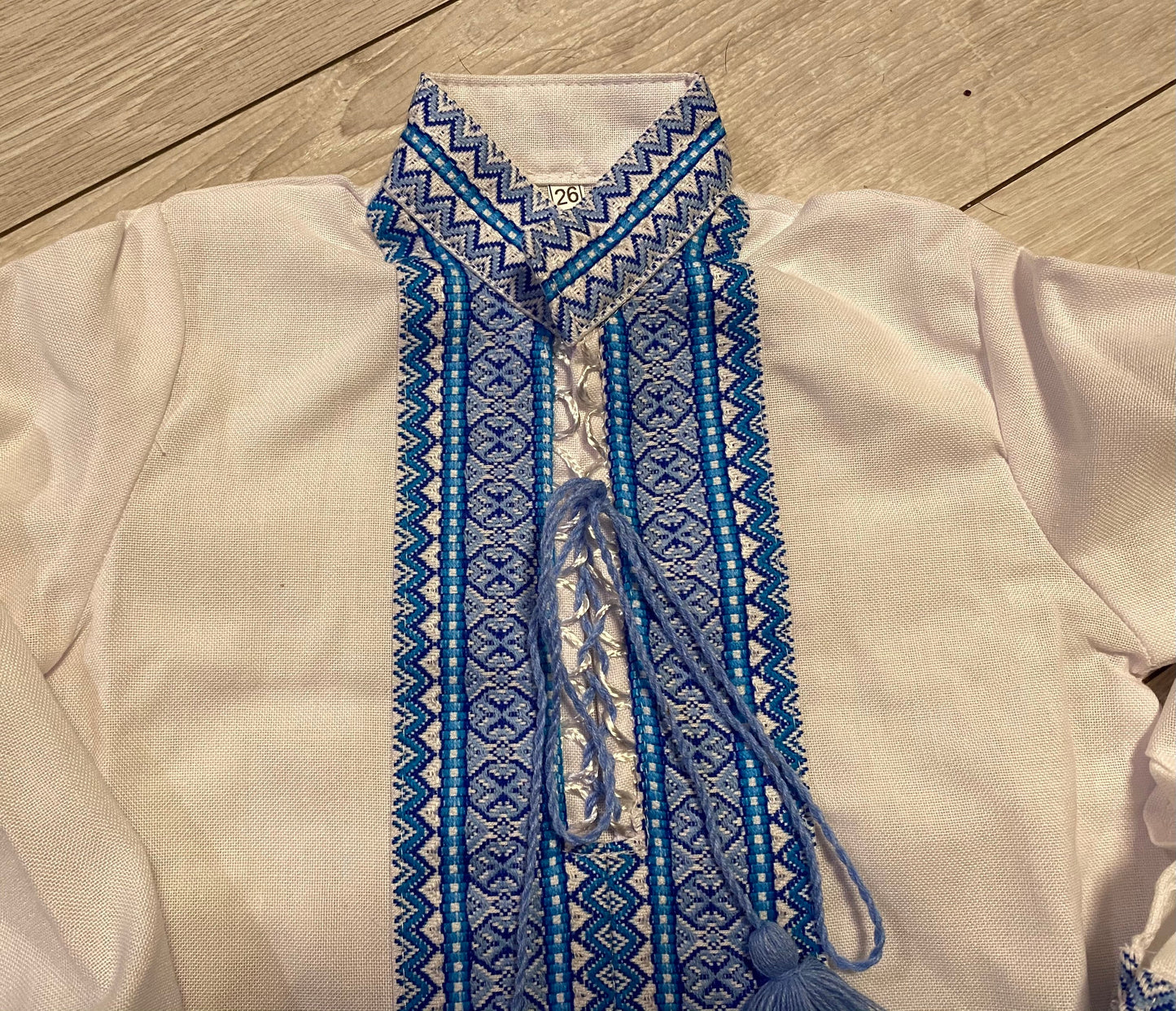 Baby Boy Vyshyvanka Shirt – Perfect for Baptisms, Birthdays & Special Occasions