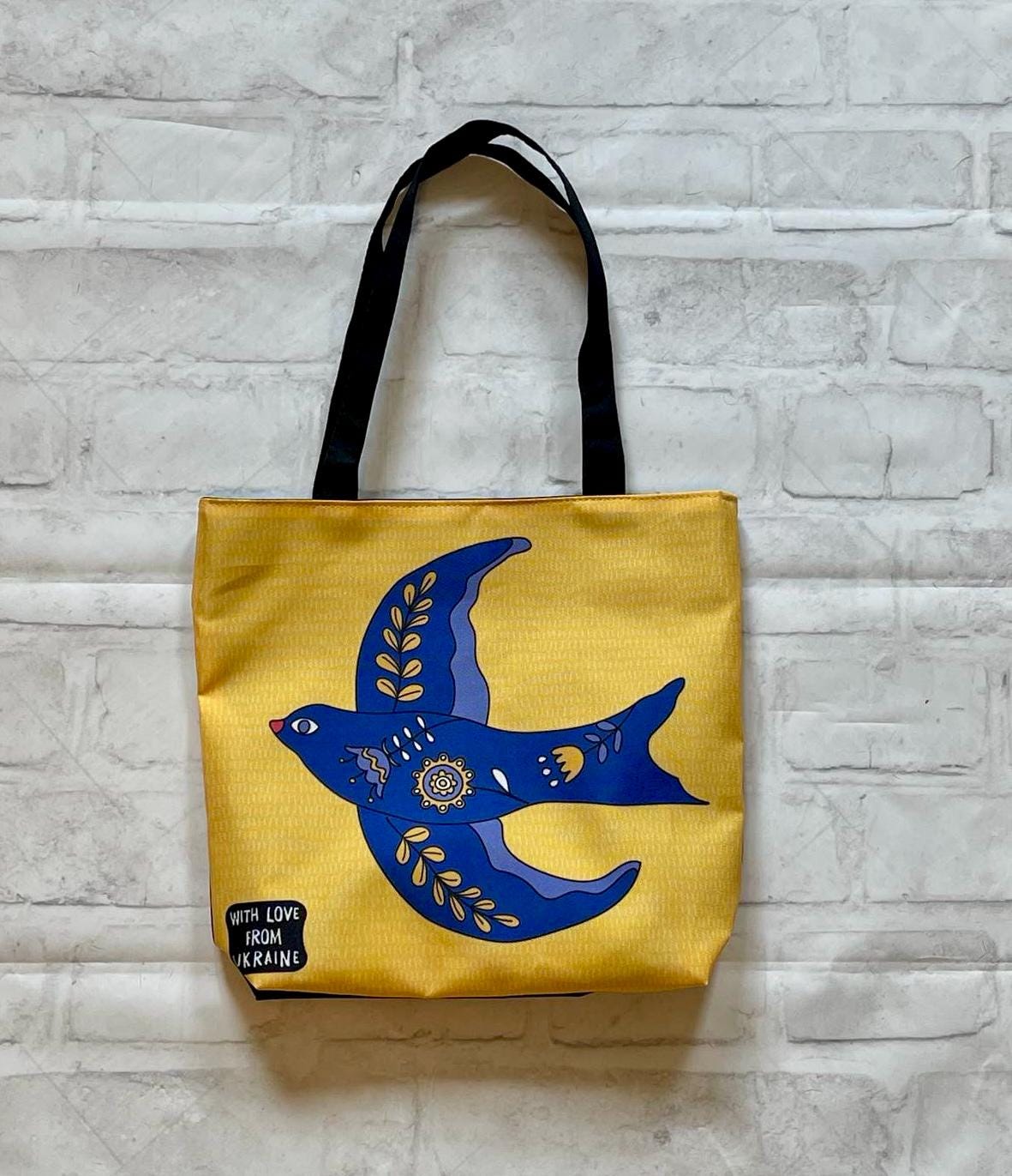 Cotton Shopper Eco Bag with Zipper Ukrainian Gift 10 designs