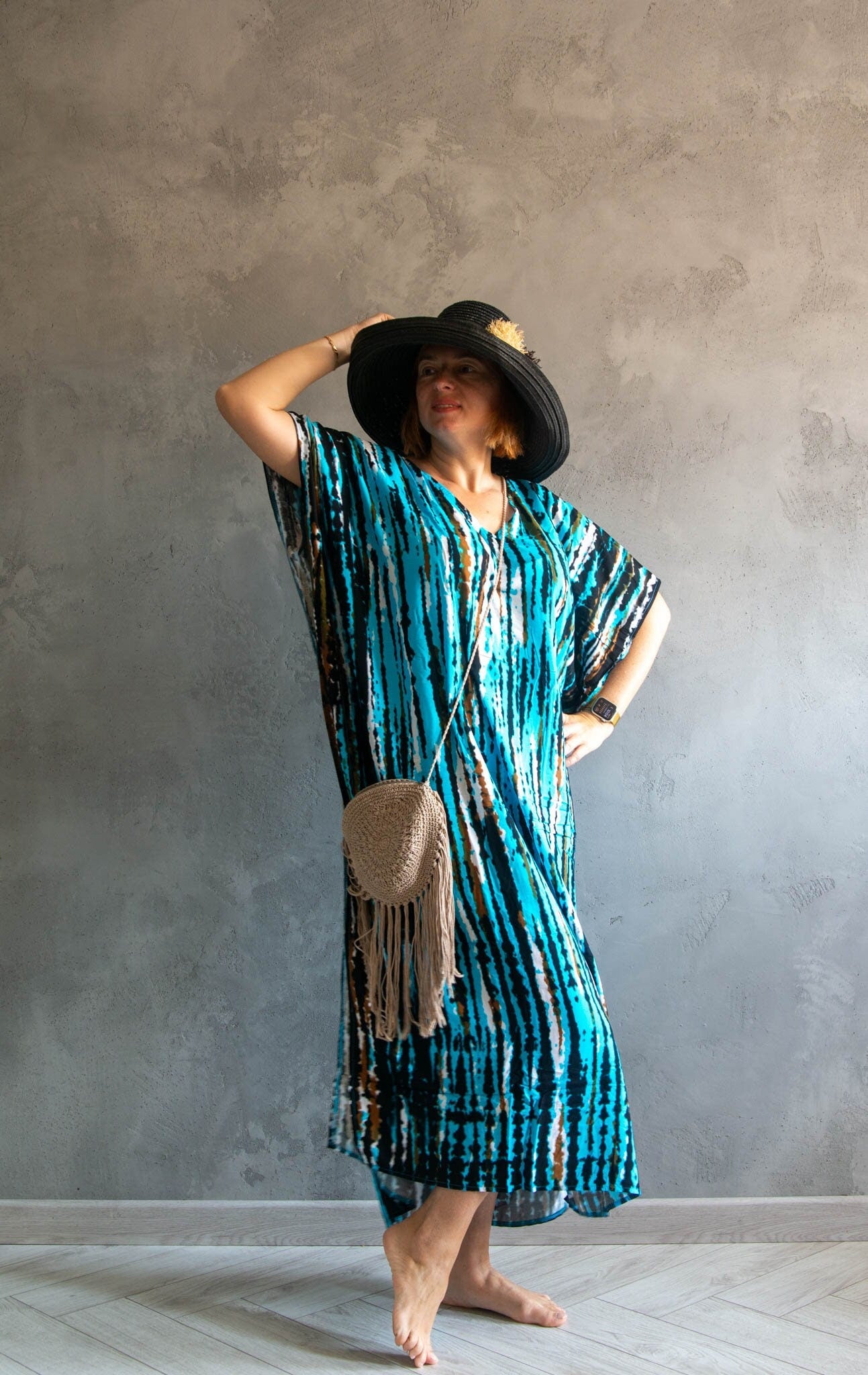 Lounge Wear Home Dress Beach Cover Up Dressing Gown
