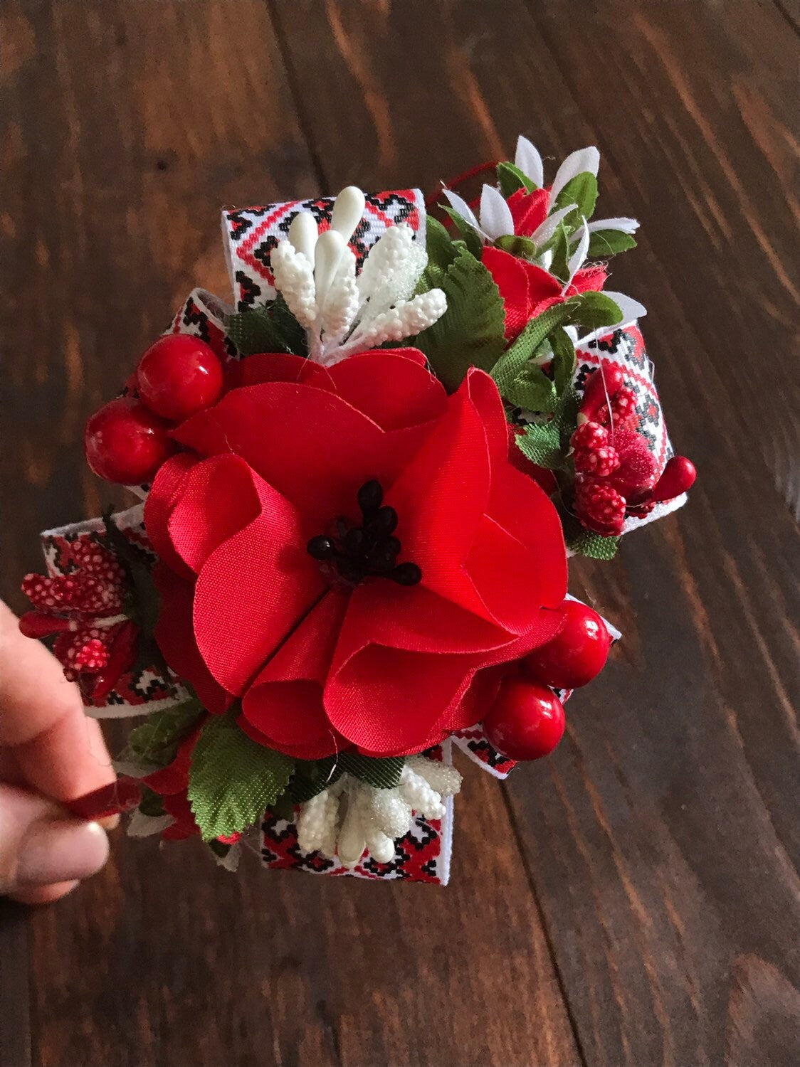 Ukrainian Hair Accessory Folk Heaband