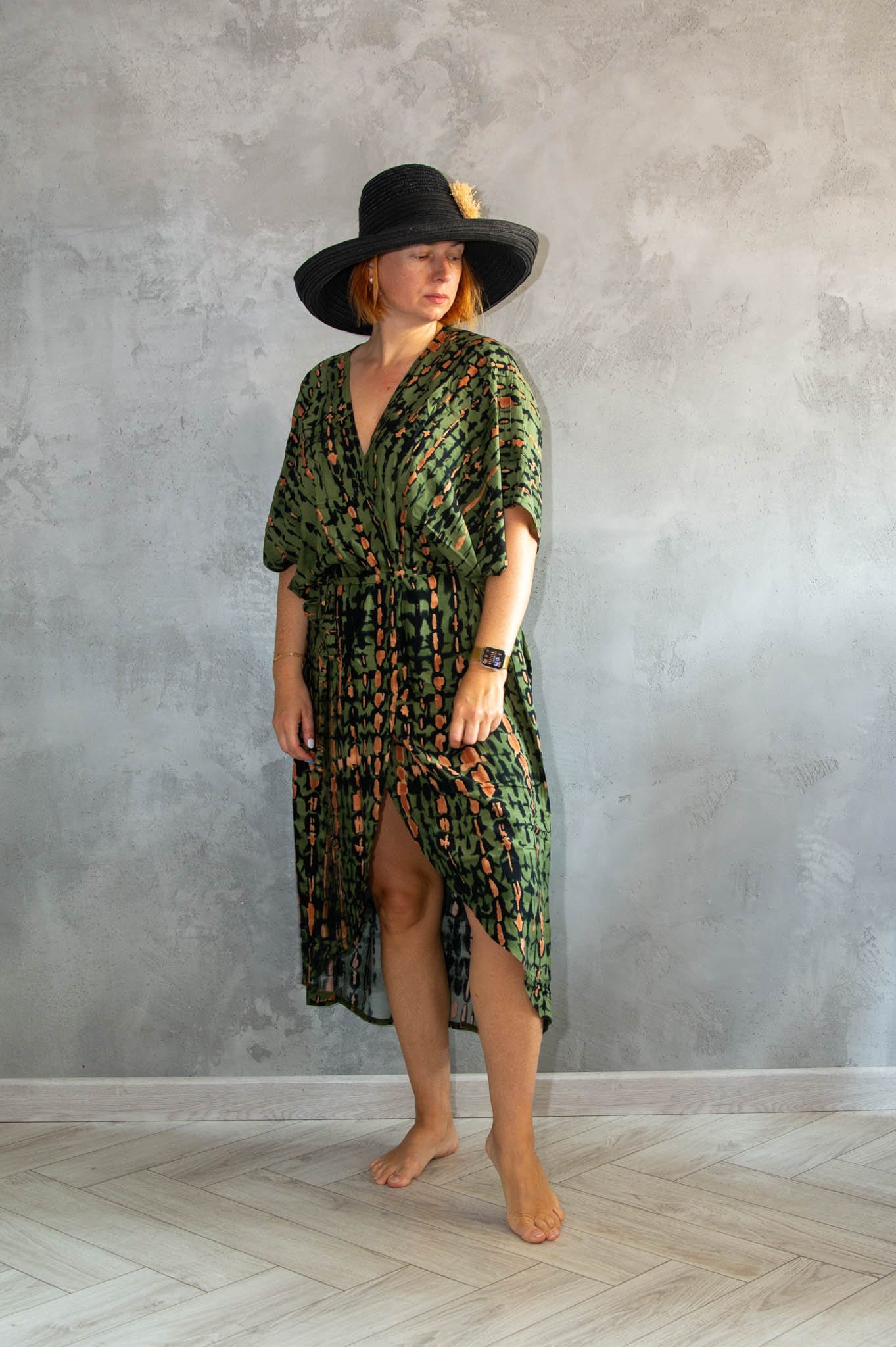 Elegant Tie-Dye Summer Cover-Up Perfect for Embracing Casual sophistication and Summer Ease