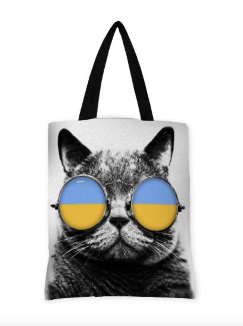 Cotton Shopper Eco Bag with Zipper Ukrainian Gift 10 designs