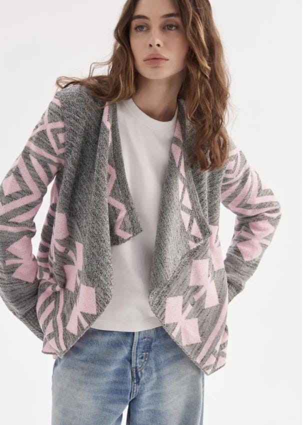 Geometric Cozy Cardigan Sweater – Warmth, Comfort, and Nordic Elegance