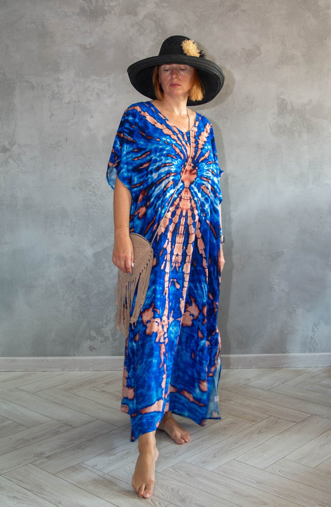 Elegant Oversize Summer Robe Maxi Gown Home Wear Lounge Wear Summer