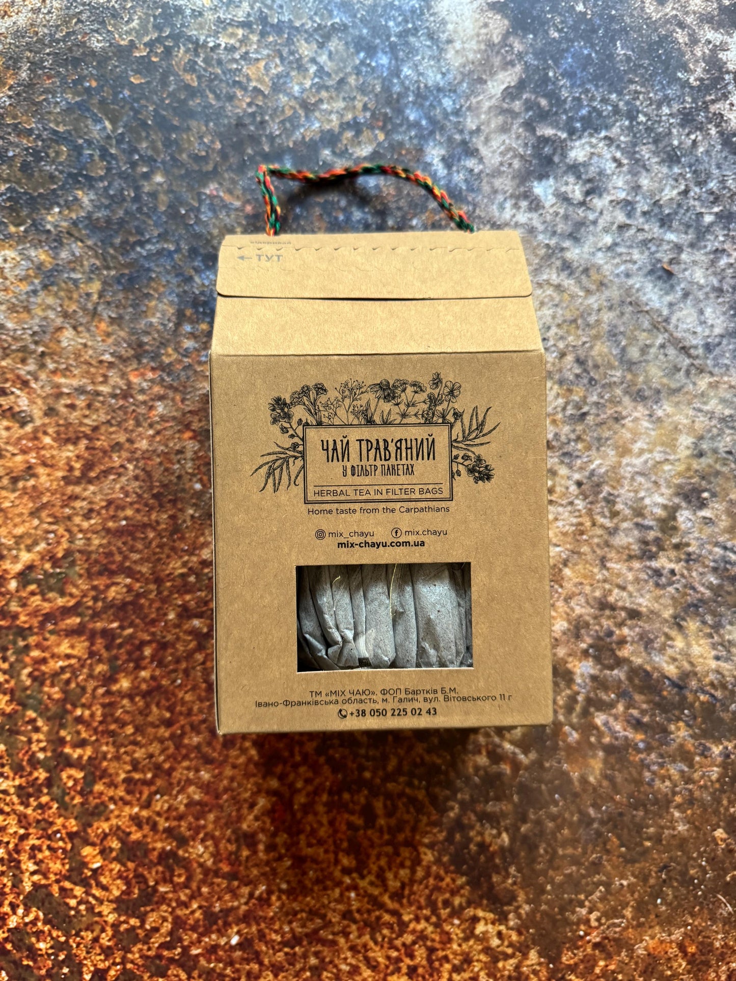 Organic Herbal Spiced Winter Carpathian Tea for Wellness and Vitality