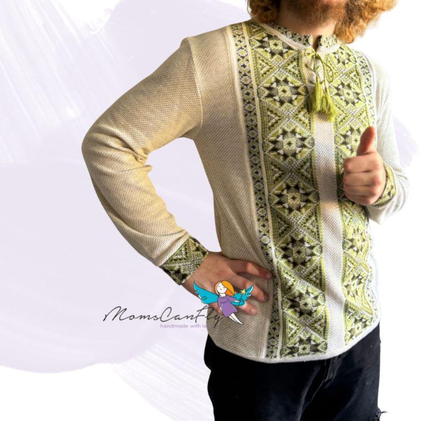 S-4XL Modern Knitted Summer Vyshyvanka Shirt for Men – Stylish Comfort