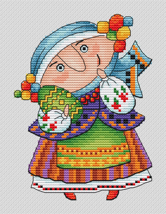 Ukrainian Artwork Cross Stitch Pattern PDF