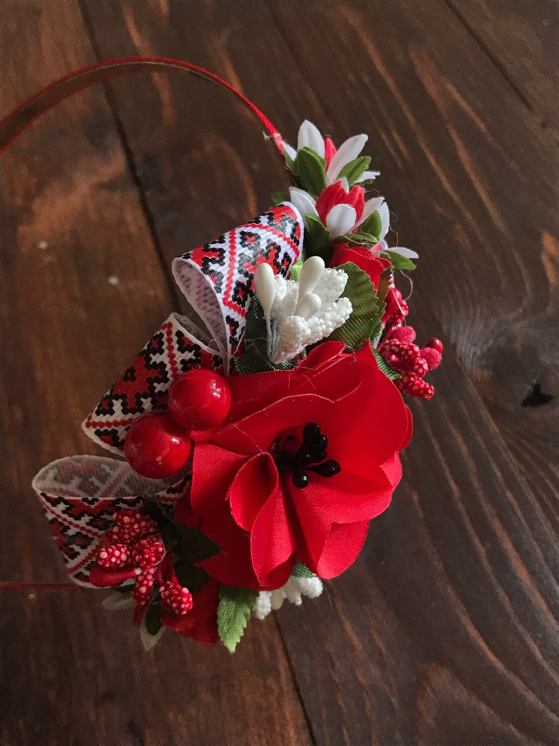 Ukrainian Hair Accessory Folk Heaband